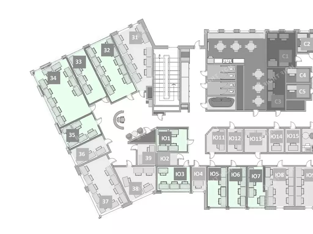 Офис в Санкт-Петербург ул. Профессора Качалова, 7 (149 м) - Фото 2