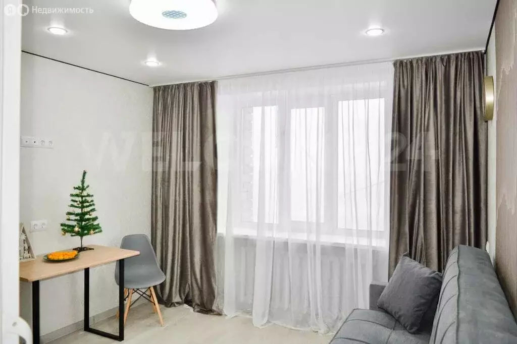 Квартира-студия: Чебоксары, проспект Тракторостроителей, 5 (25 м) - Фото 1