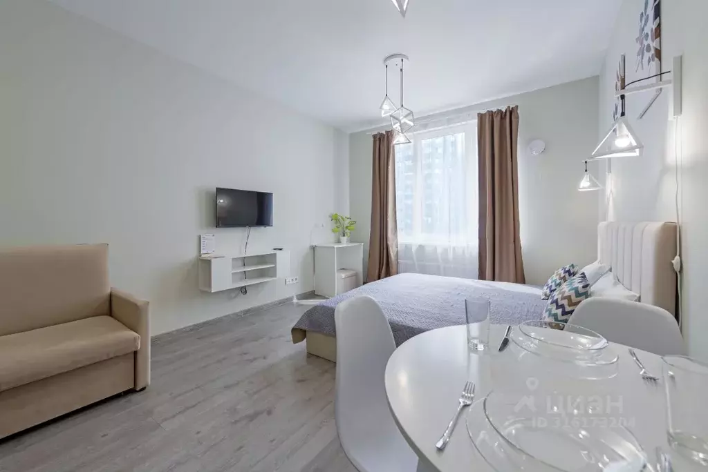 Студия Санкт-Петербург Витебский просп., 99к1 (27.0 м) - Фото 1