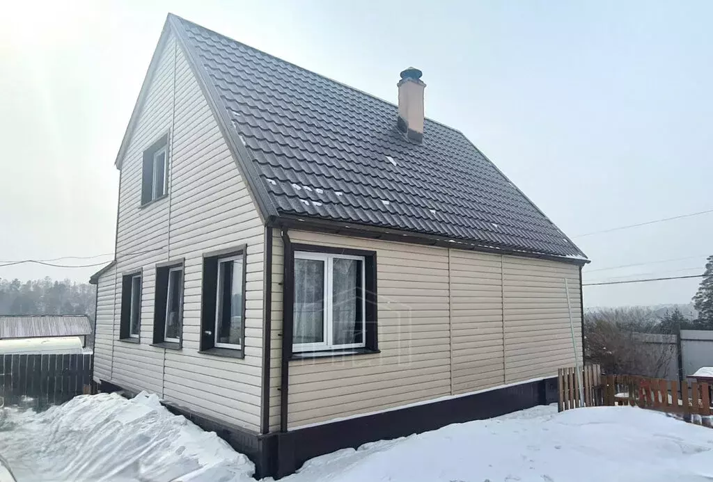 Дом в Иркутский муниципальный округ, СНТ Бирюсинка (85 м) - Фото 1