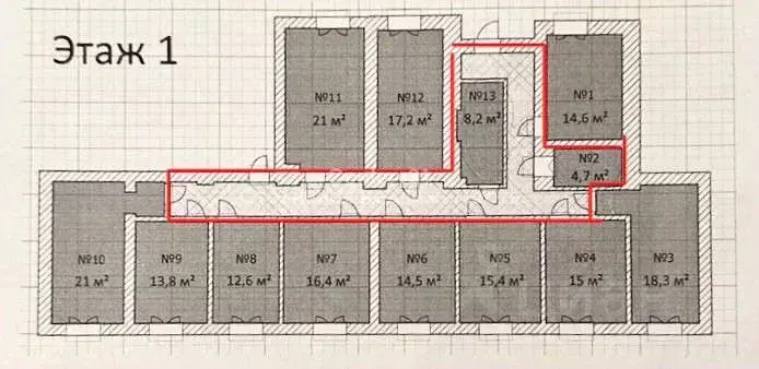 Помещение свободного назначения в Москва Новогиреевская ул., 18/31 (47 ... - Фото 1