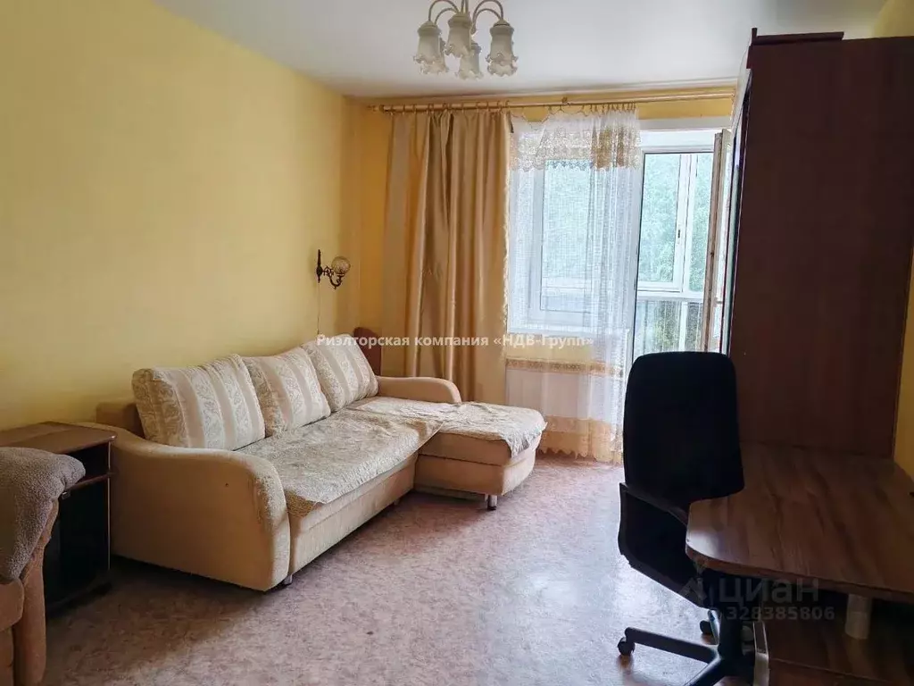1-к кв. Хабаровский край, Хабаровск Совхозная ул., 31Д (33.0 м) - Фото 1