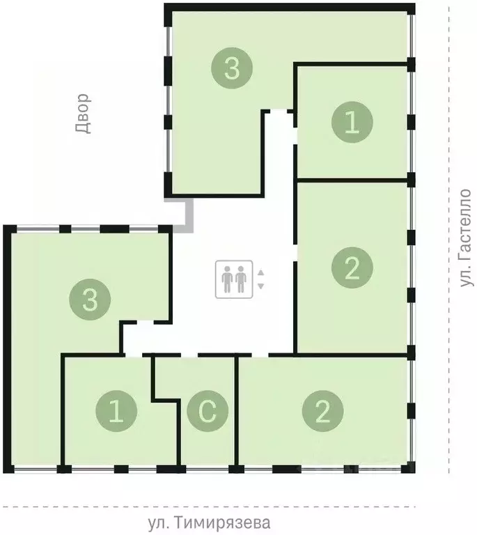 1-к кв. Тюменская область, Тюмень ул. Тимирязева, 8к1 (42.1 м) - Фото 1