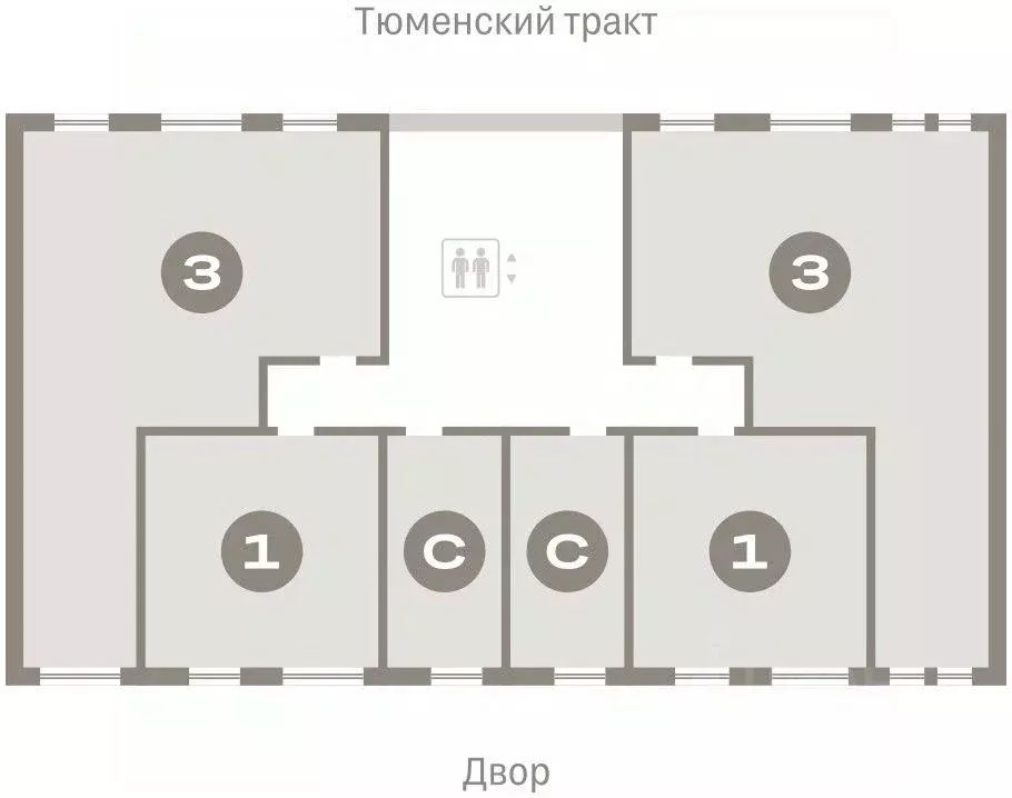 1-к кв. Ханты-Мансийский АО, Сургут 35-й мкр, Квартал Новин жилой ... - Фото 1