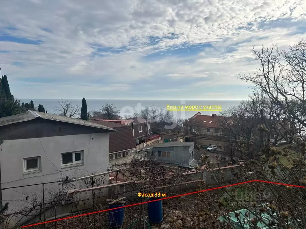 Участок в Крым, Ялта муниципальный округ, Отрадное пгт  (7.3 сот.) - Фото 1