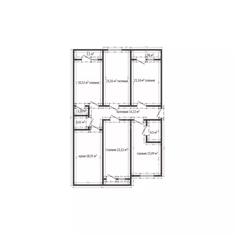 4-к кв. Дагестан, Махачкала ул. Титова, 144к3 (150.0 м) - Фото 2
