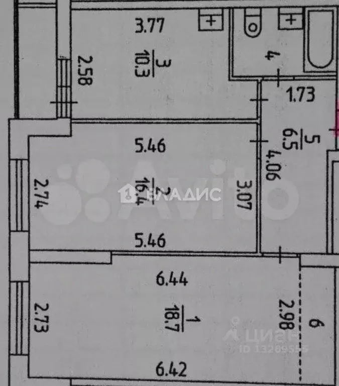2-к кв. Пермский край, Пермь ул. Красные Казармы, 64 (60.0 м) - Фото 2