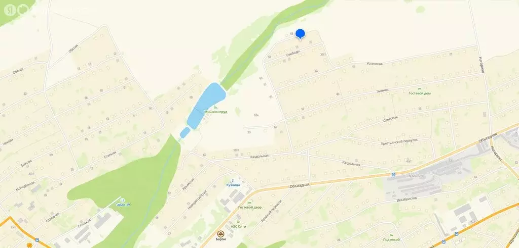 Участок в Белокуриха, улица Свободы, 46 (11.639999 м) - Фото 1