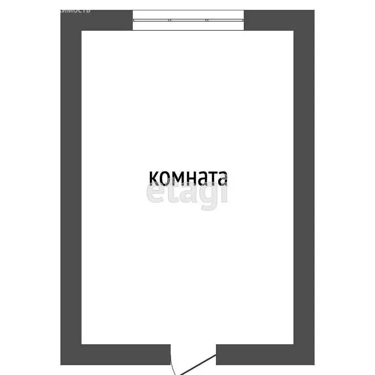 1к в -комнатной квартире ( м) - Фото 1