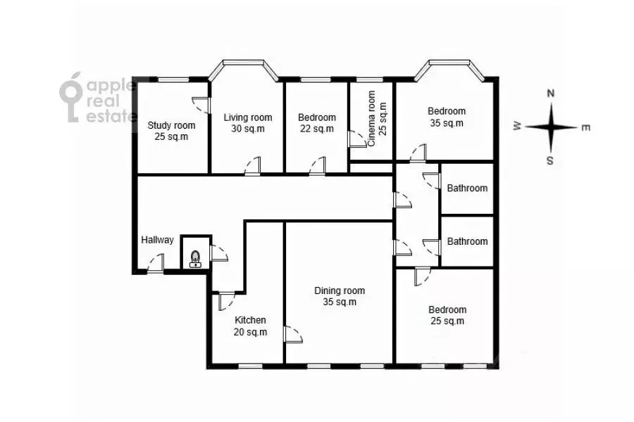 6-к кв. Москва Поварская ул., 20 (380.0 м) - Фото 2