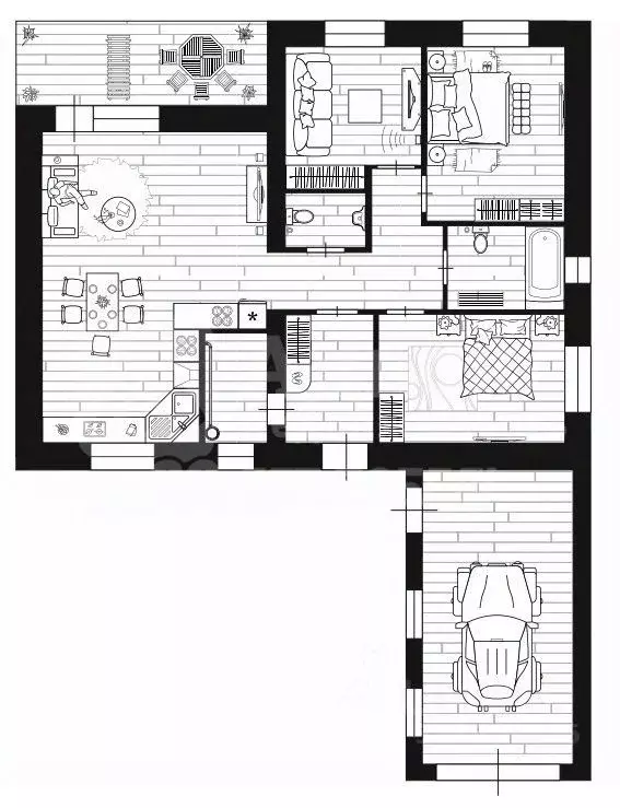 Коттедж в Тюменская область, Тюмень ул. Чайная, 8 (142 м) - Фото 2