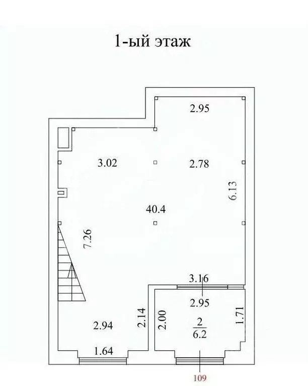Торговая площадь в Москва ул. Казакова, 7 (68 м) - Фото 2