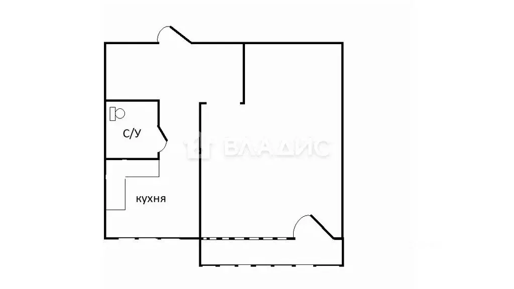 1-к кв. Краснодарский край, Новороссийск ул. Куникова, 58А (30.3 м) - Фото 1