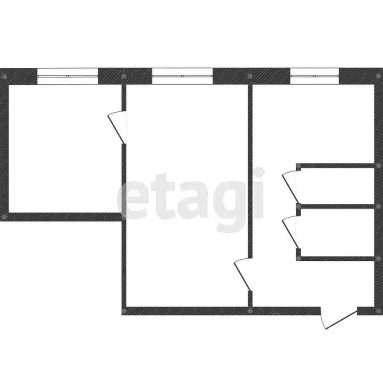 2-к кв. Вологодская область, Вологда Предтеченская ул., 45 (40.0 м) - Фото 2