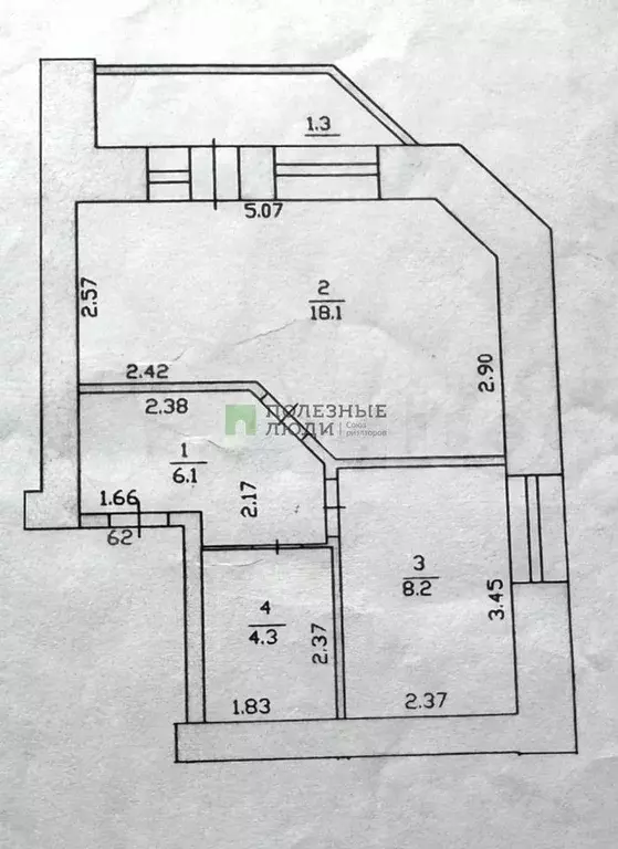 1-к. квартира, 36,7 м, 9/10 эт. - Фото 0