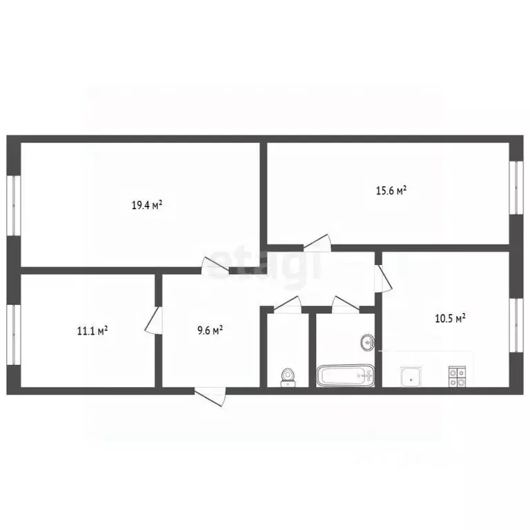 3-к кв. Ямало-Ненецкий АО, Новый Уренгой ул. Геологоразведчиков, 16Д ... - Фото 2