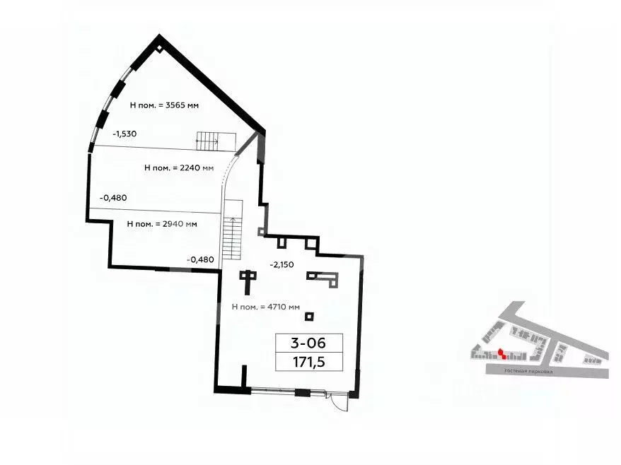 Помещение свободного назначения в Москва Родные кварталы жилой ... - Фото 2