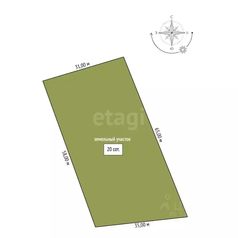 Участок в Амурская область, Тамбовский муниципальный округ, с. ... - Фото 1