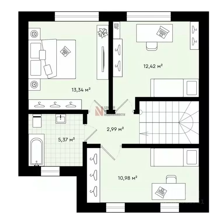 3-к кв. Тюменская область, Тюмень ул. Алексея Рогожина, 36 (95.46 м) - Фото 0