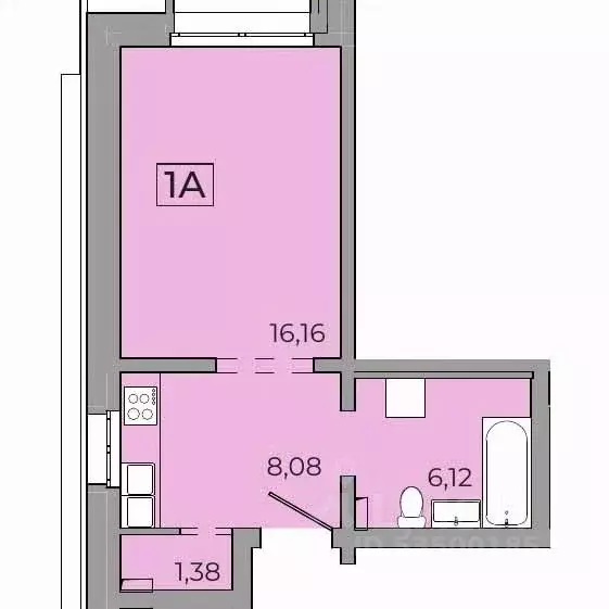 1-к кв. Иркутская область, Иркутск Байкальская ул., 89 (46.4 м) - Фото 0