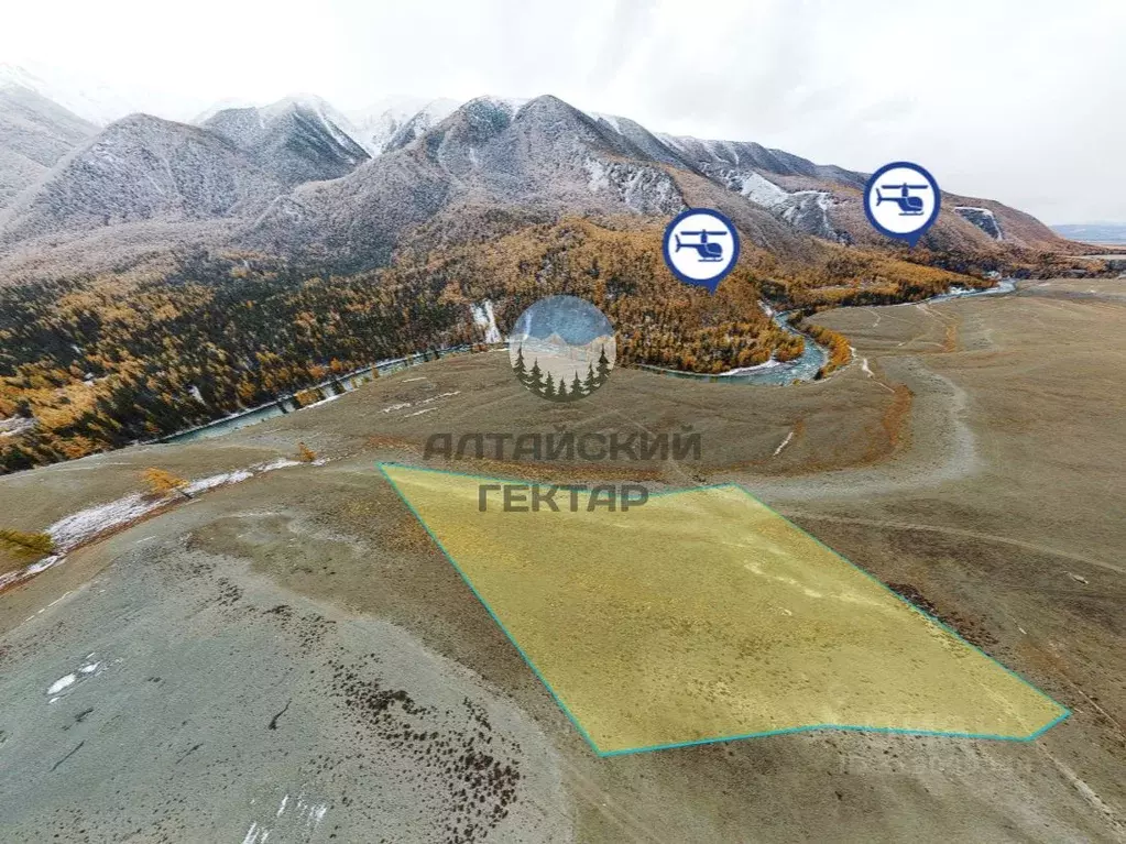 Участок в Алтай, Кош-Агачский район, с. Чаган-Узун  (195.0 сот.) - Фото 1