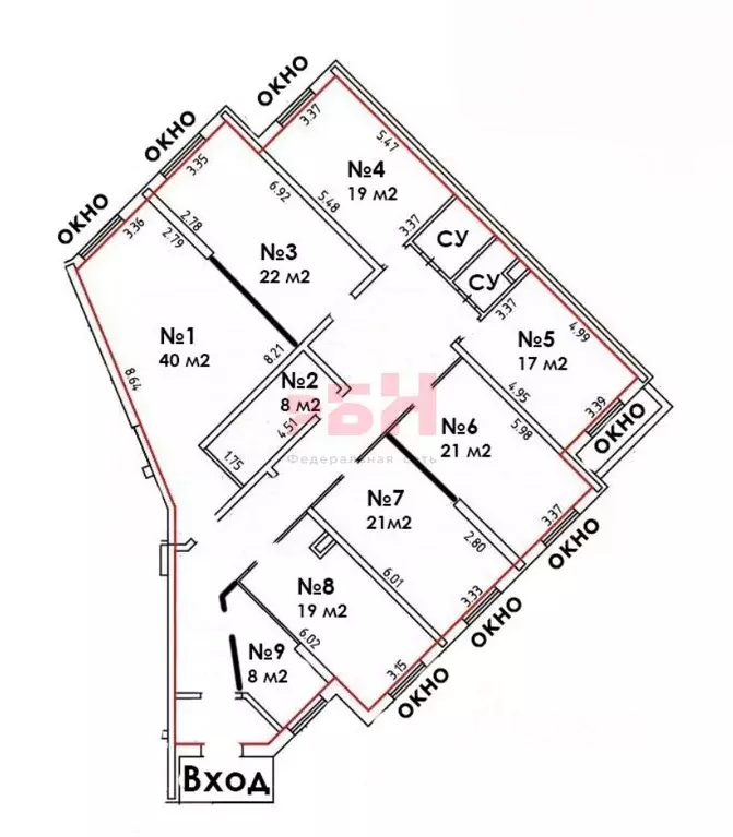 Офис в Свердловская область, Екатеринбург ул. Чкалова, 231 (40 м) - Фото 2