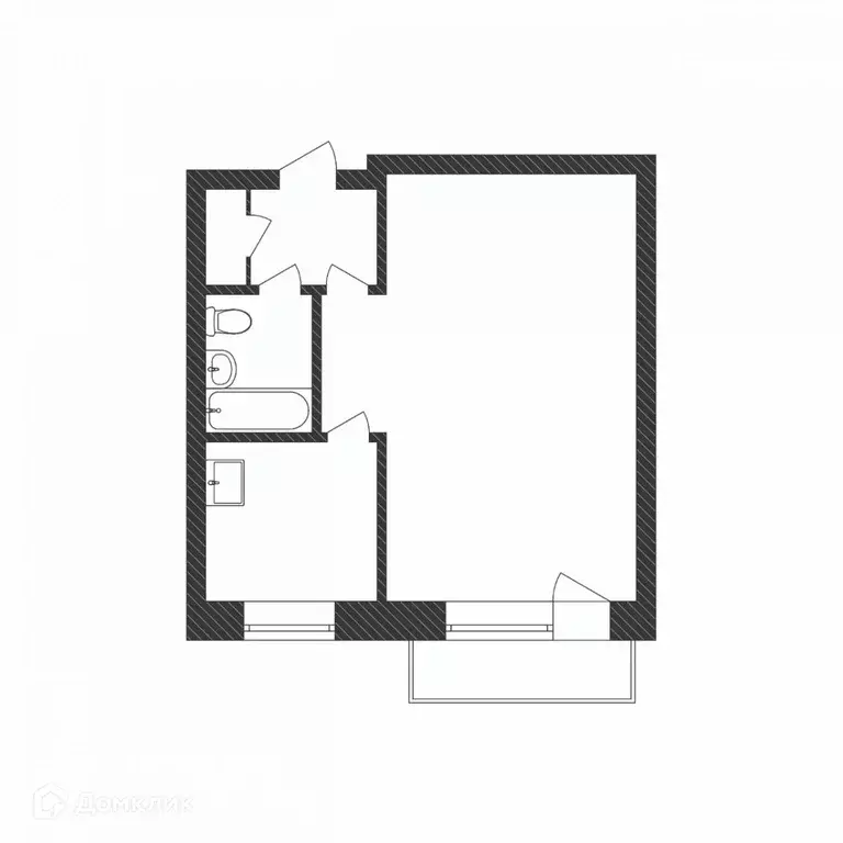 Продаётся 1-к квартира, 33 м - Фото 0