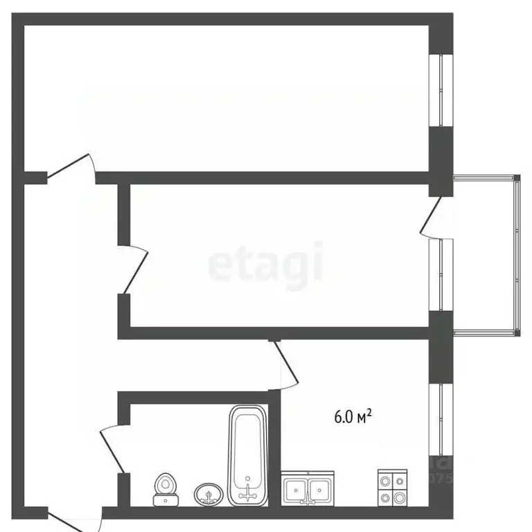 2-к кв. Ярославская область, Рыбинск ул. Сеченова, 17 (41.9 м) - Фото 2