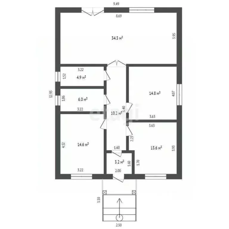 Дом в Ростовская область, Аксайский район, Щепкинское с/пос, пос. ... - Фото 2