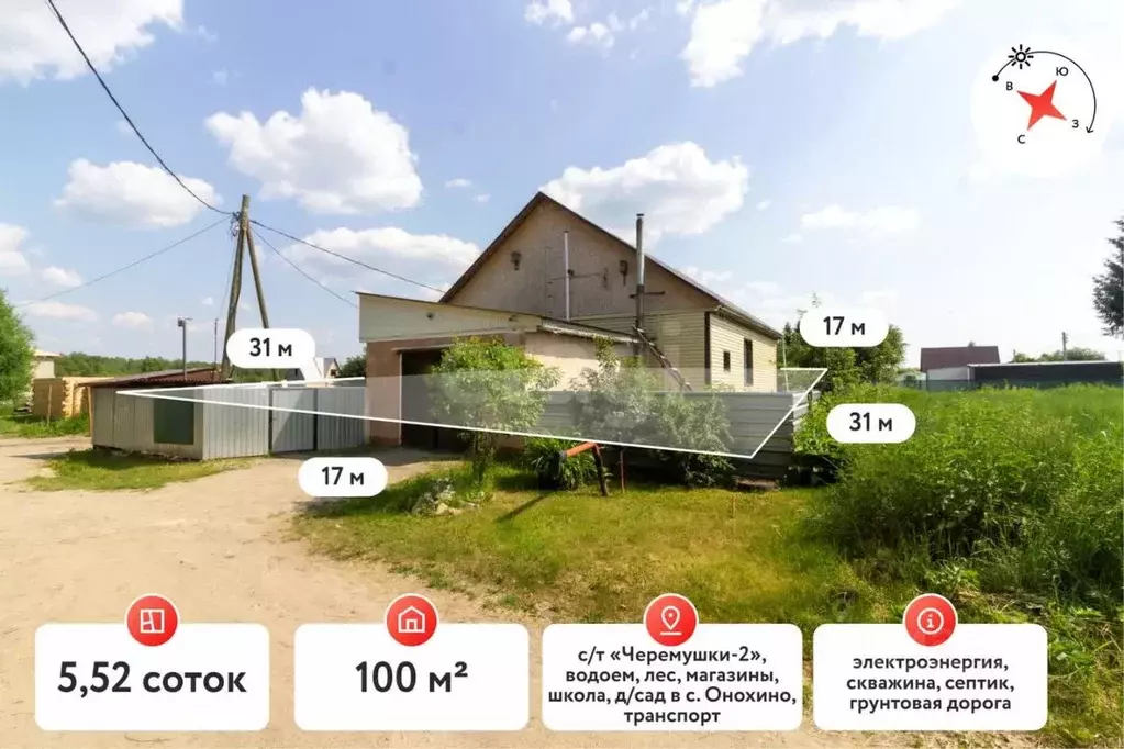 Дом в Тюменская область, Тюменский муниципальный округ, Черемушки-2 ... - Фото 1