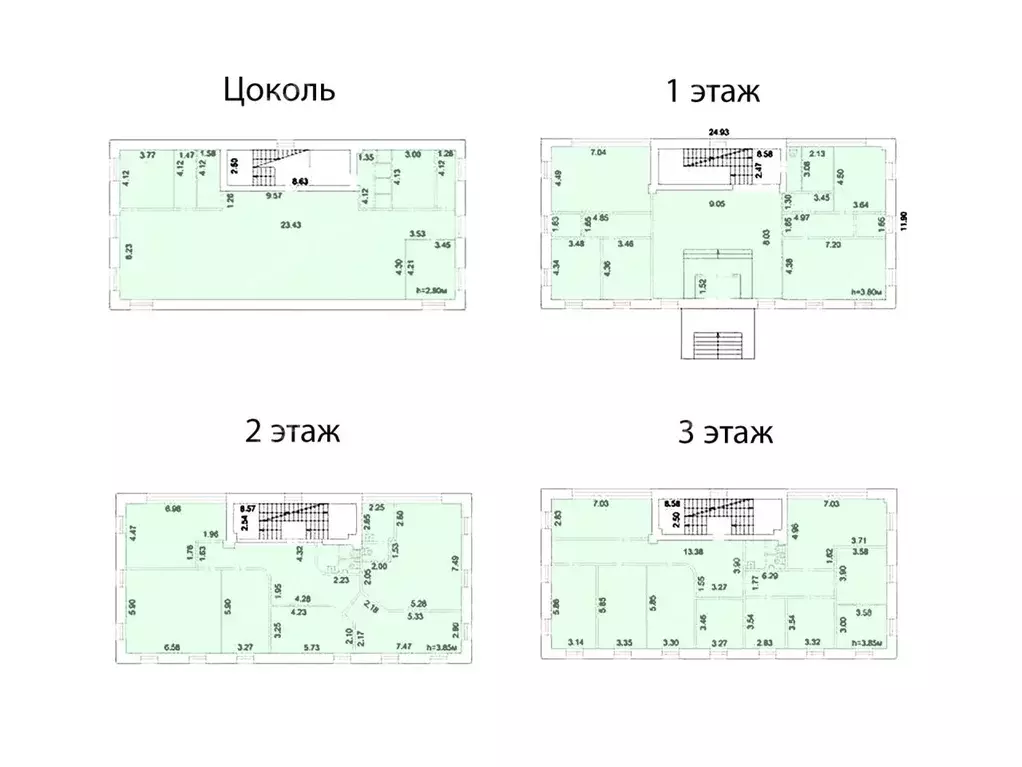 Офис в Москва наб. Академика Туполева, 15к17 (969 м) - Фото 2
