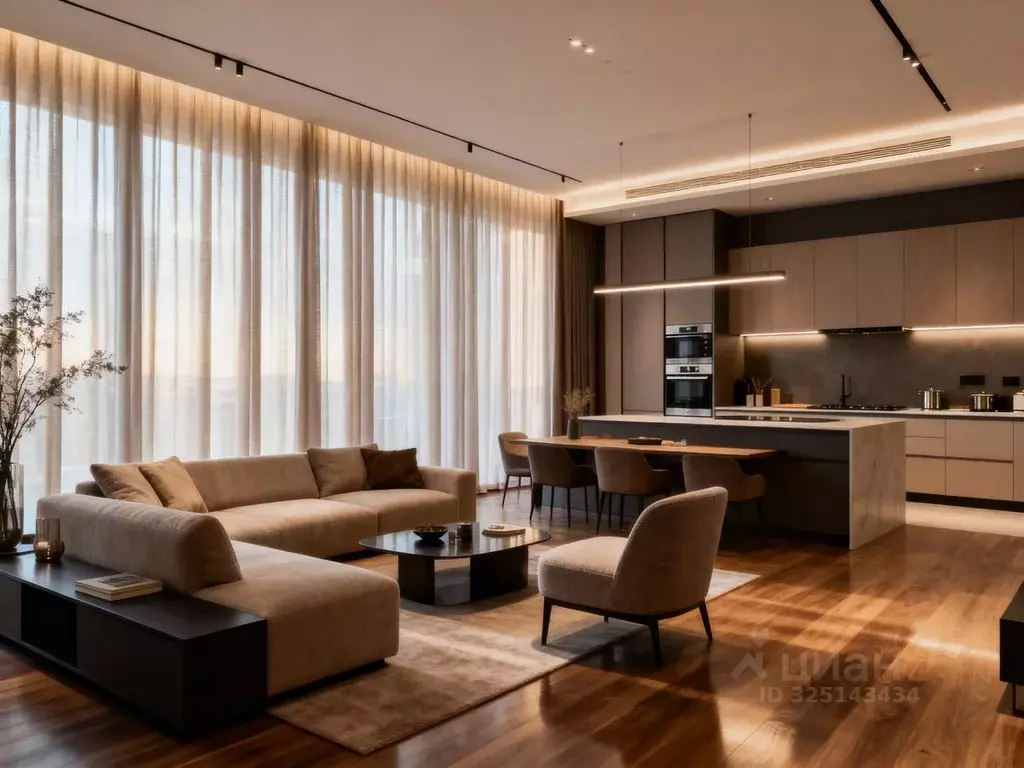 3-к кв. Москва ул. Народного Ополчения, 15К2 (126.0 м) - Фото 1