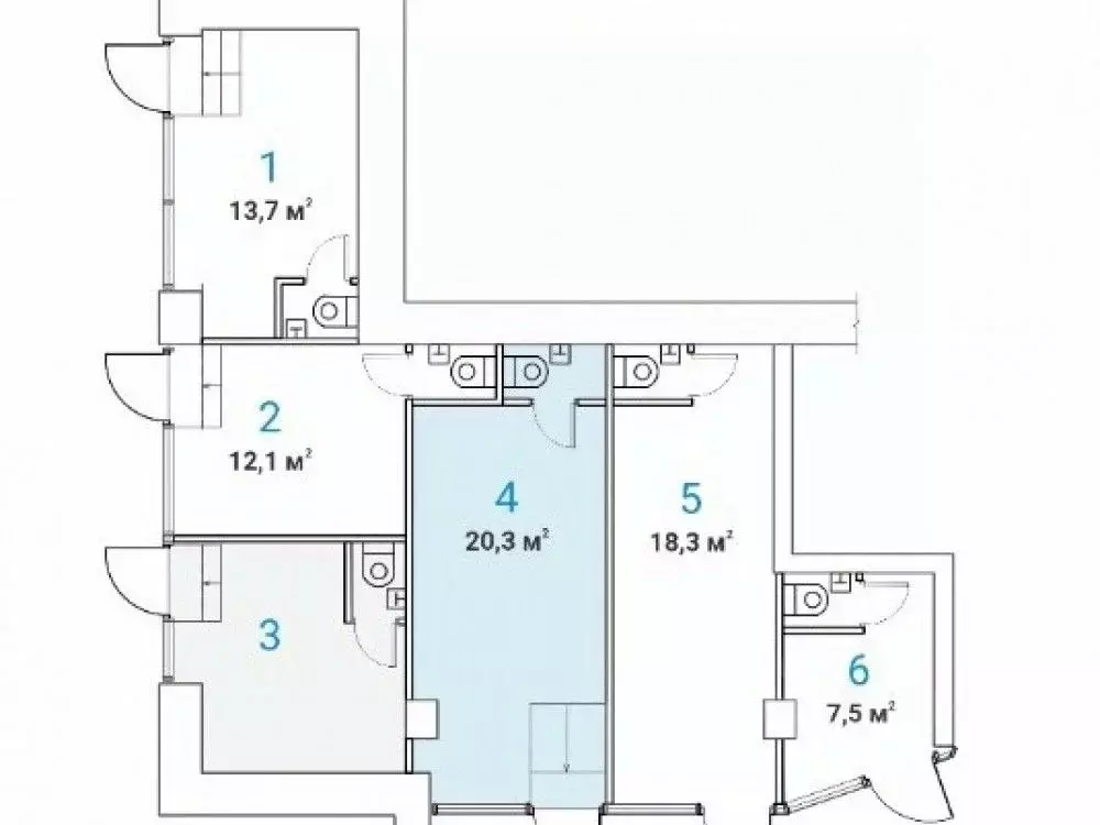 Торговая площадь в Москва просп. Мира, 97 (20 м) - Фото 2