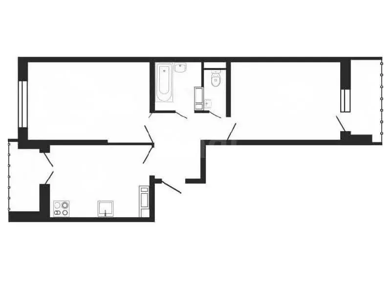 2-комнатная квартира: Калининград, улица Согласия, 33 (57.2 м) - Фото 1