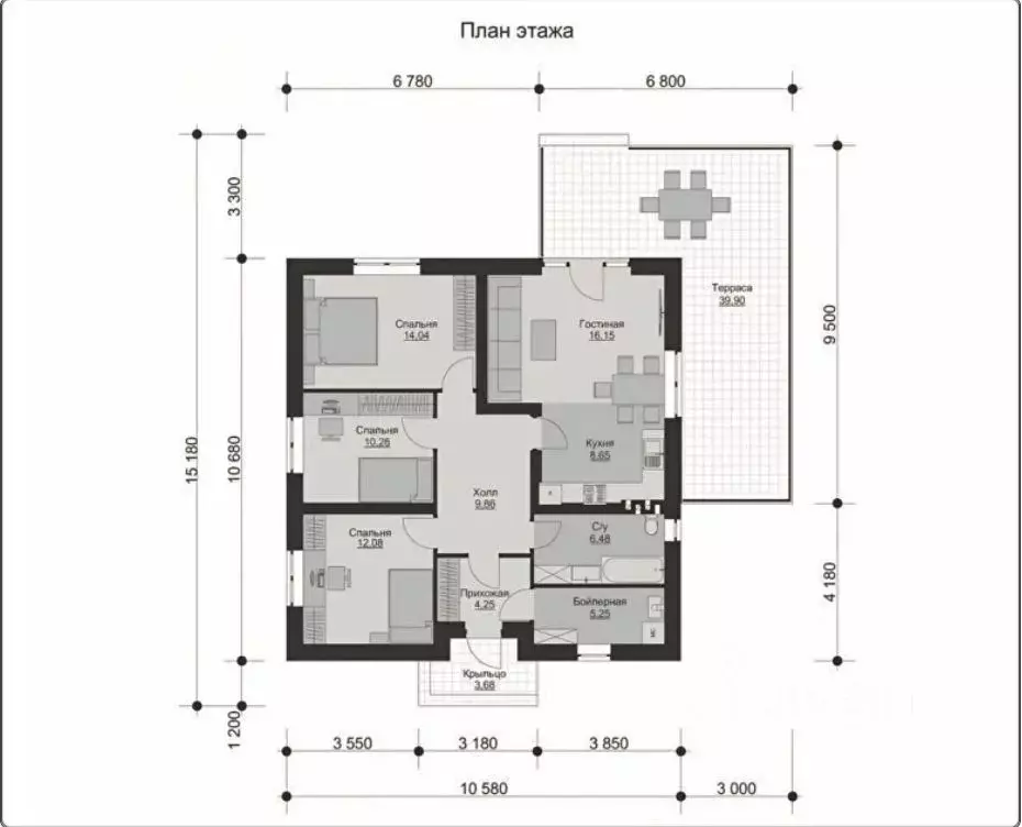 Дом в Курская область, Октябрьский район, Большедолженковский ... - Фото 1