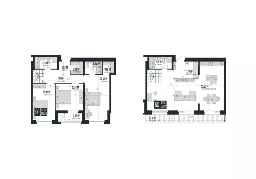 5-к кв. Алтайский край, Барнаул Опера Резиденс жилой комплекс, БС3 ... - Фото 1