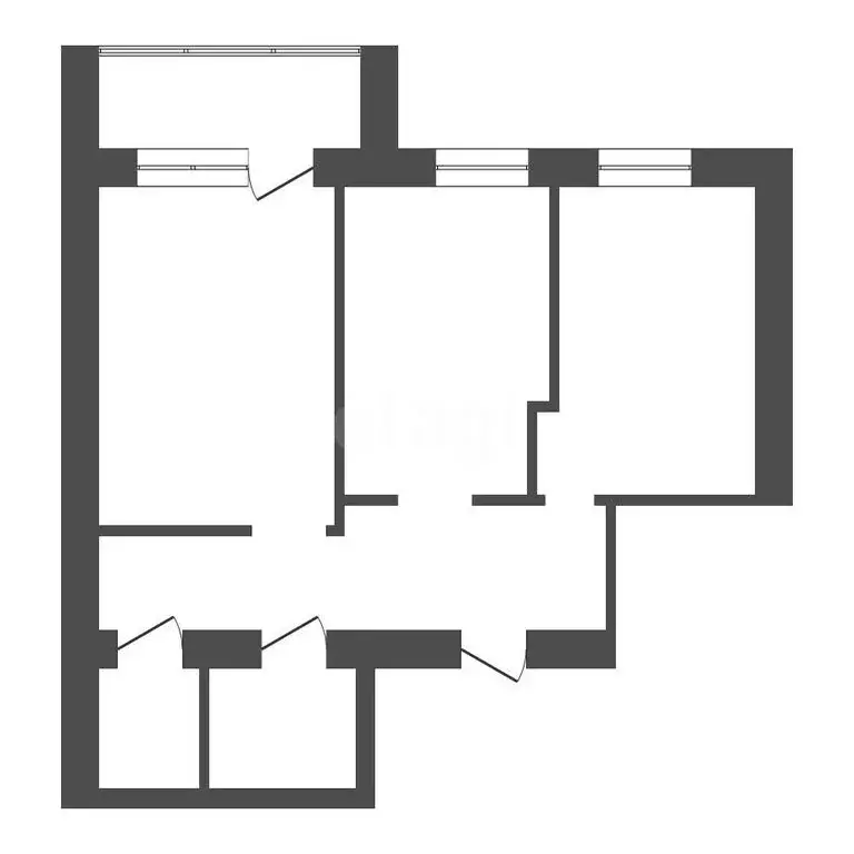 2-комнатная квартира: Дивногорск, улица Чкалова, 37Б (53.7 м) - Фото 1
