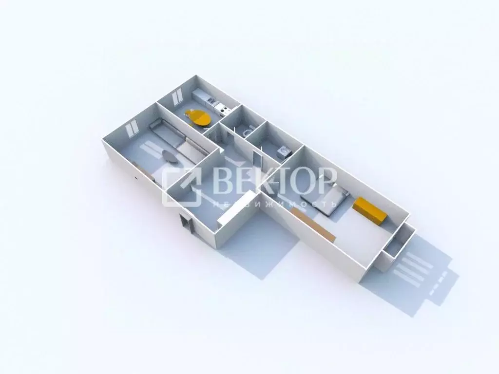 2-к кв. Костромская область, Кострома Советская ул., 140 (56.2 м) - Фото 2