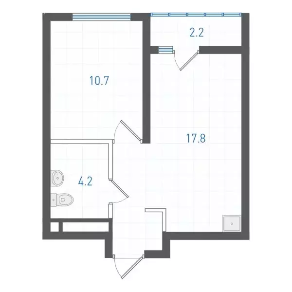 1-комнатная квартира: Екатеринбург, жилой район Пионерский, ЖК ОК: ... - Фото 1