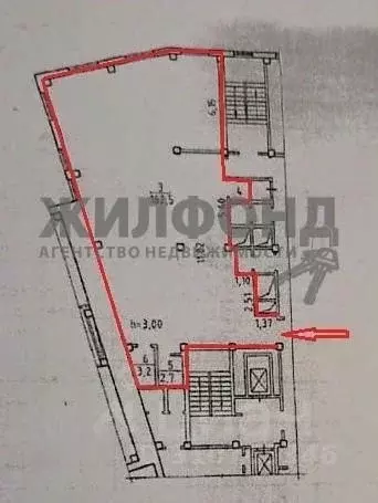 Офис в Новосибирская область, Новосибирск ул. Щетинкина, 49 (166 м) - Фото 1