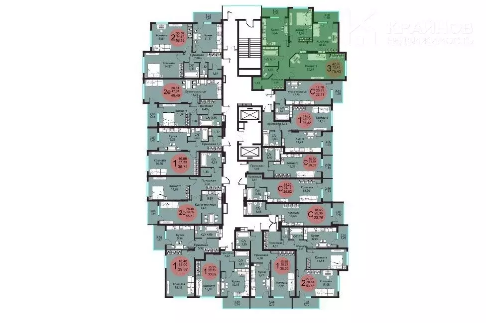 3-комнатная квартира: Воронеж, микрорайон Шилово, улица ... - Фото 1