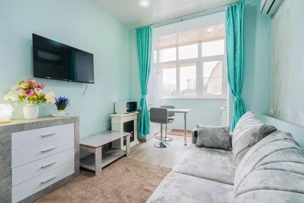 Студия Краснодарский край, Сочи Новый Сочи мкр, ул. Клубничная, 142 ... - Фото 1