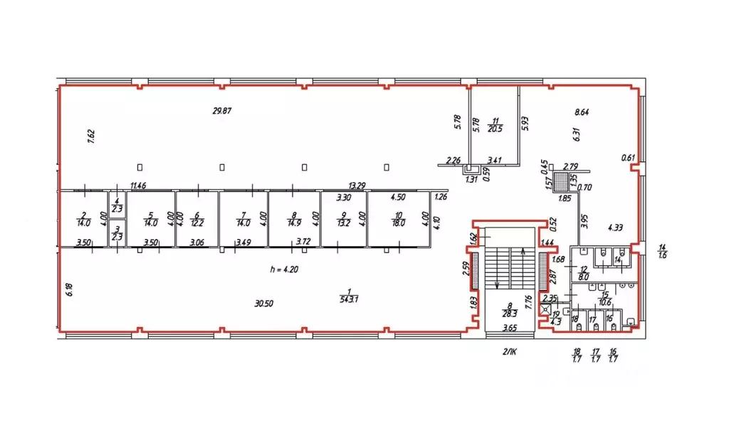 Офис в Санкт-Петербург наб. Обводного Канала, 199-201К (700 м) - Фото 2