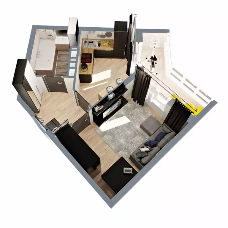 1-к кв. Владимирская область, Ковров Еловая ул., 11 (35.14 м) - Фото 2