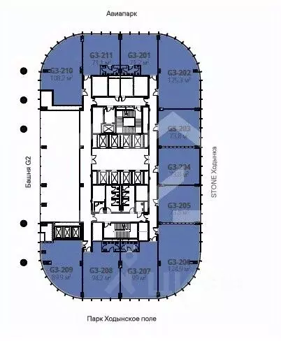 Офис в Москва Ходынский бул., 20Ас1 (108 м) - Фото 2