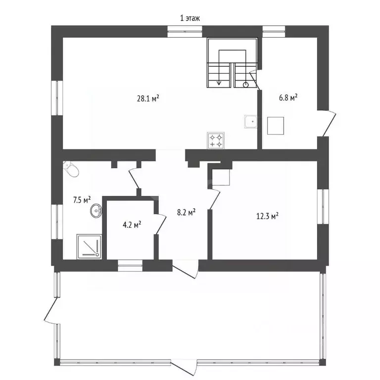 Дом в Амурская область, Ивановский муниципальный округ, с. Черемхово ... - Фото 2