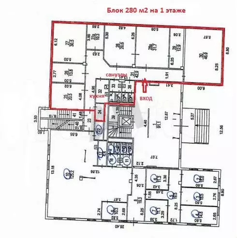 Аренда офиса 280 м2 м. Полянка в цао в - Фото 0
