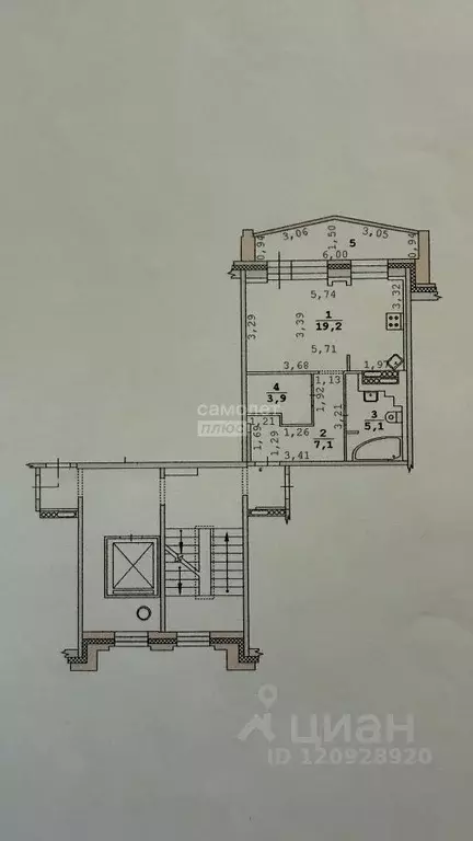 Студия Свердловская область, Екатеринбург ул. Электриков, 11 (35.3 м) - Фото 1