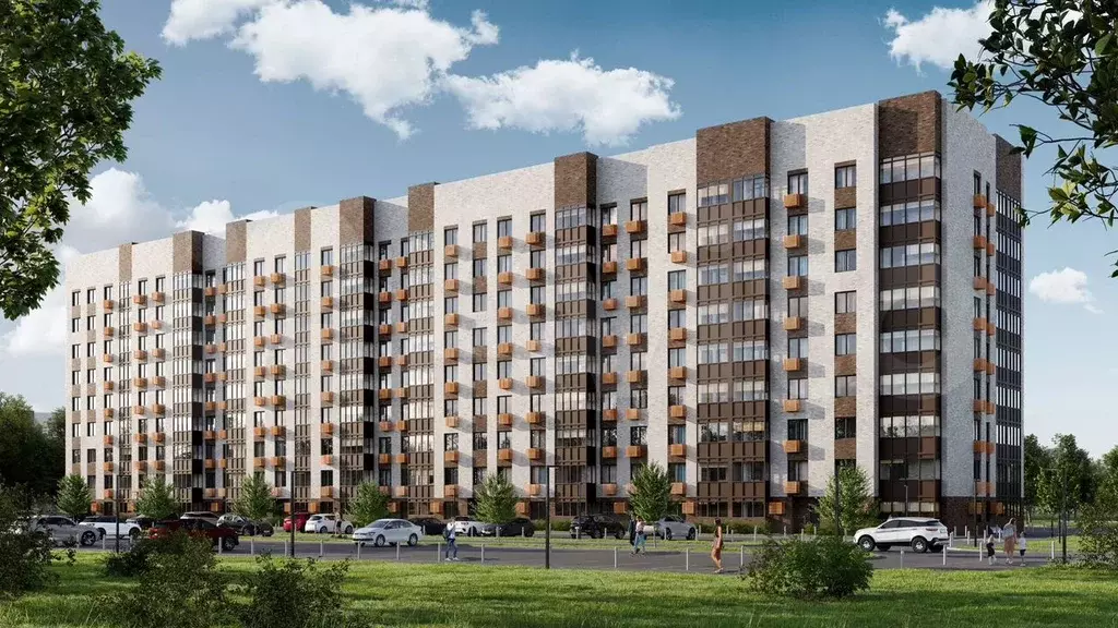 Квартира-студия, 50,3 м, 3/9 эт. - Фото 1