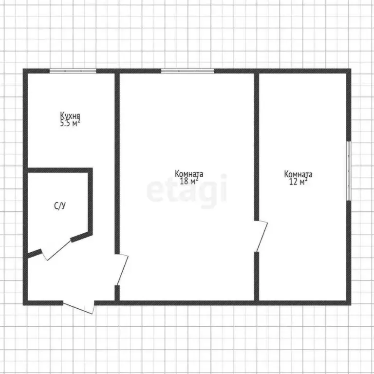 2-к кв. Севастополь ул. Надежды Краевой, 5 (43.0 м) - Фото 1